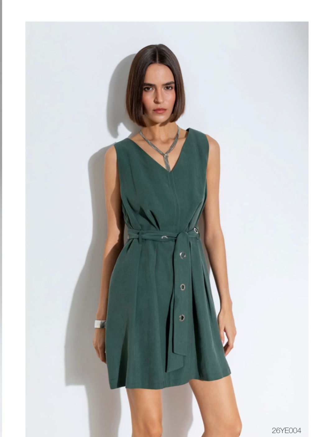 TENCEL V YAKA ELBİSE