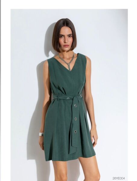 TENCEL V YAKA ELBİSE