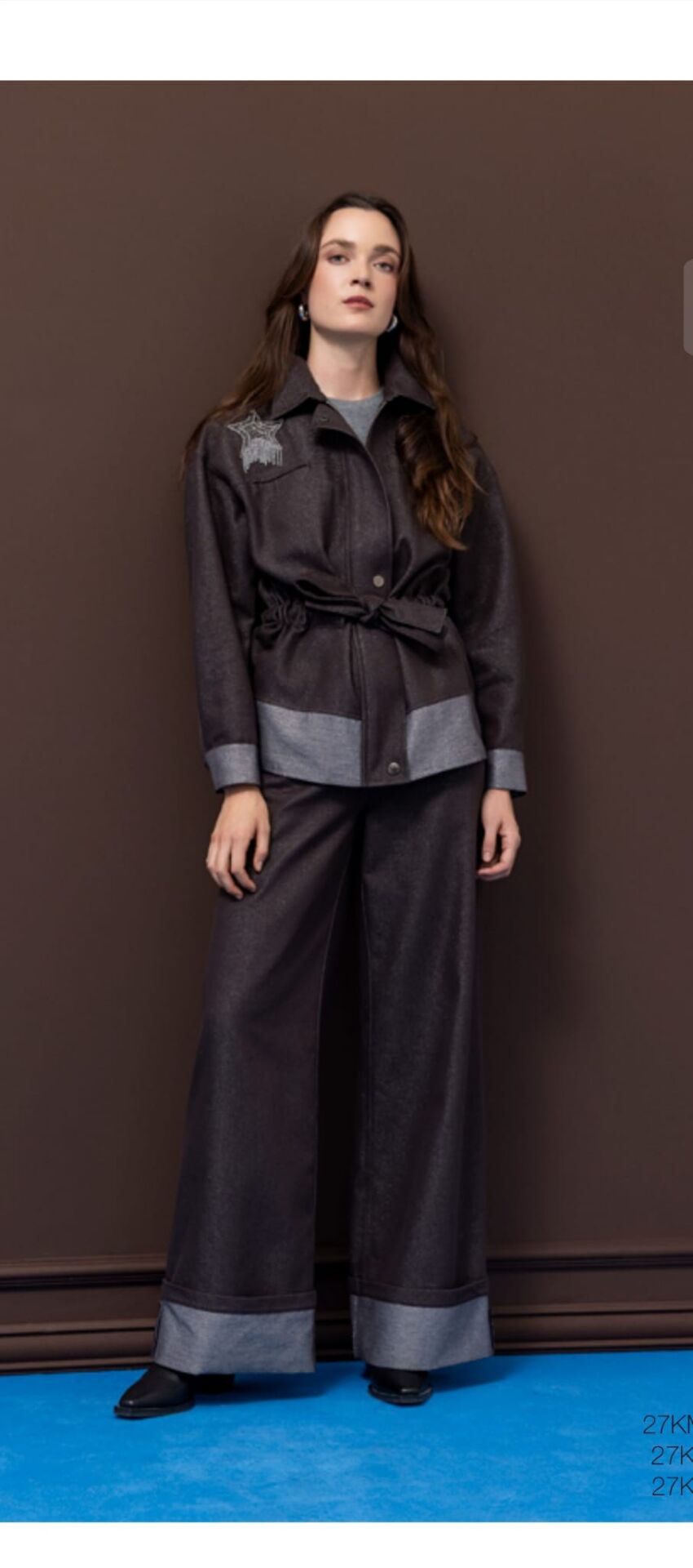 LUREXLİ DUBLE PAÇA PANTOLON