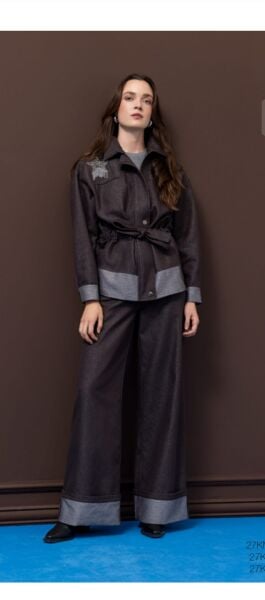 LUREXLİ DUBLE PAÇA PANTOLON