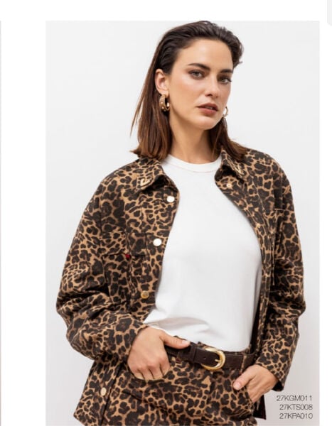 LEOPAR DESENLİ GÖMLEK